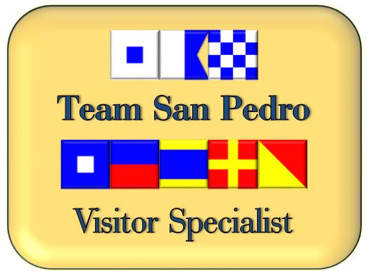 Team San Pedro Visitor Specialist badge