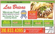 The Original Las Brisas weekly coupons