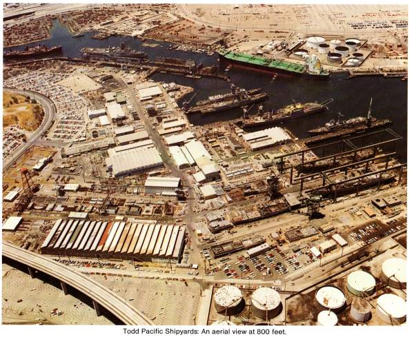 Todd Shipyard aerial view