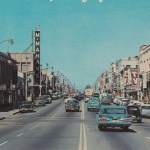 Photo of Pacific Avenue around 1960